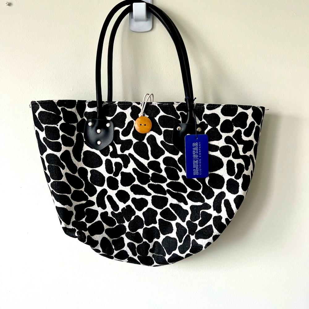 New Cow Print Lightweight Tote Bag